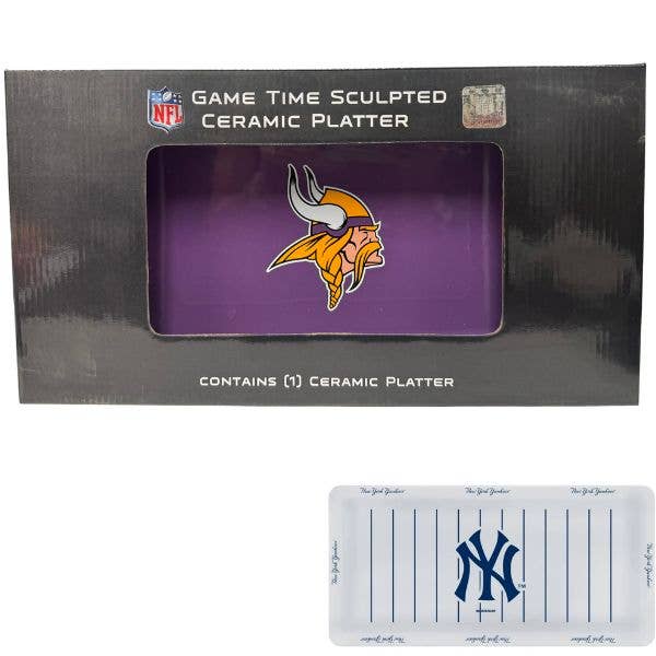 Minnesota Vikings - Ceramic Team Logo Serving Platter for wholesale by St. Louis Wholesale LLC