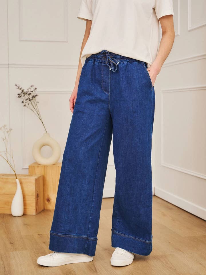Pépouz' Paris – wholesale Jeans - Dam – Breda jeans med resårmidja PPN2515