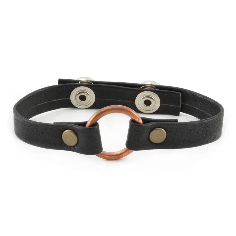 Lucia's Imports - Venta al por mayor Brazalete - Pulsera de cuero con brida de cobre7