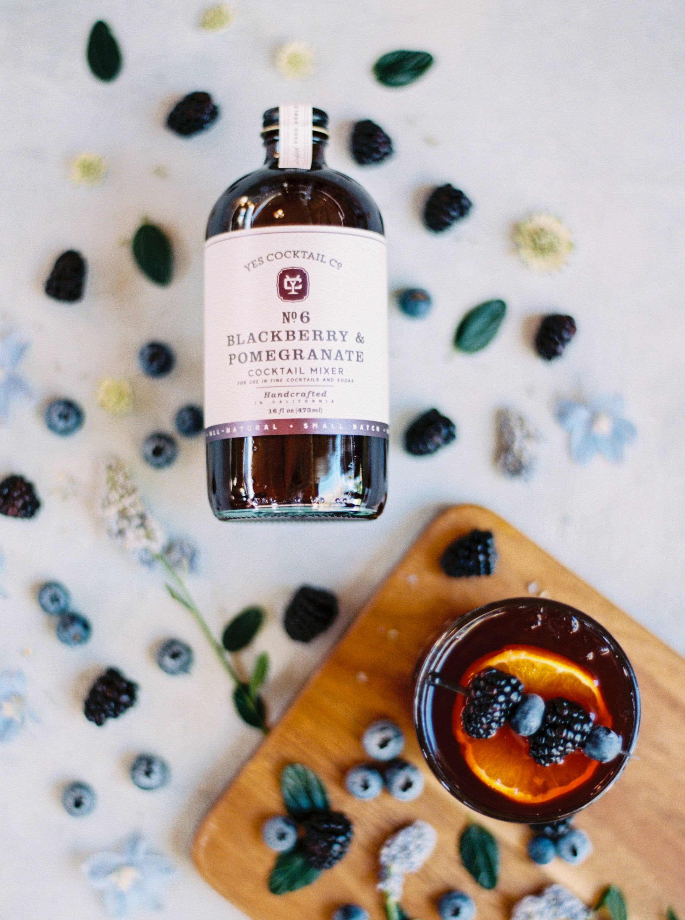 Yes Cocktail Co - Vente Mélange/sirop pour cocktails - Mélangeur à cocktail à la grenade à la mûre8