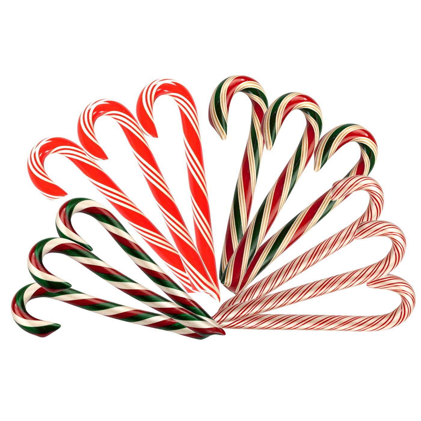 Hammond's Candies - Wholesale Candy Cane - Organic Hand-Spun Jumbo Candy Cane - Mint - 1.75 oz3