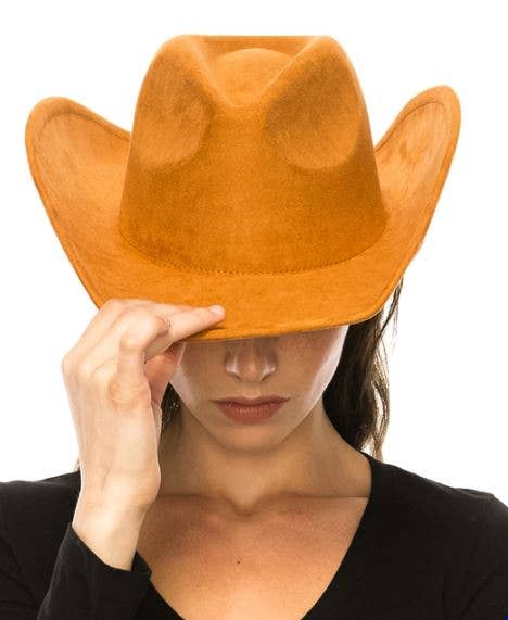 Love and Thyme – wholesale Cowboy Hat – Women’s – Best Seller! VEGAN SUEDE  COWBOY HAT9
