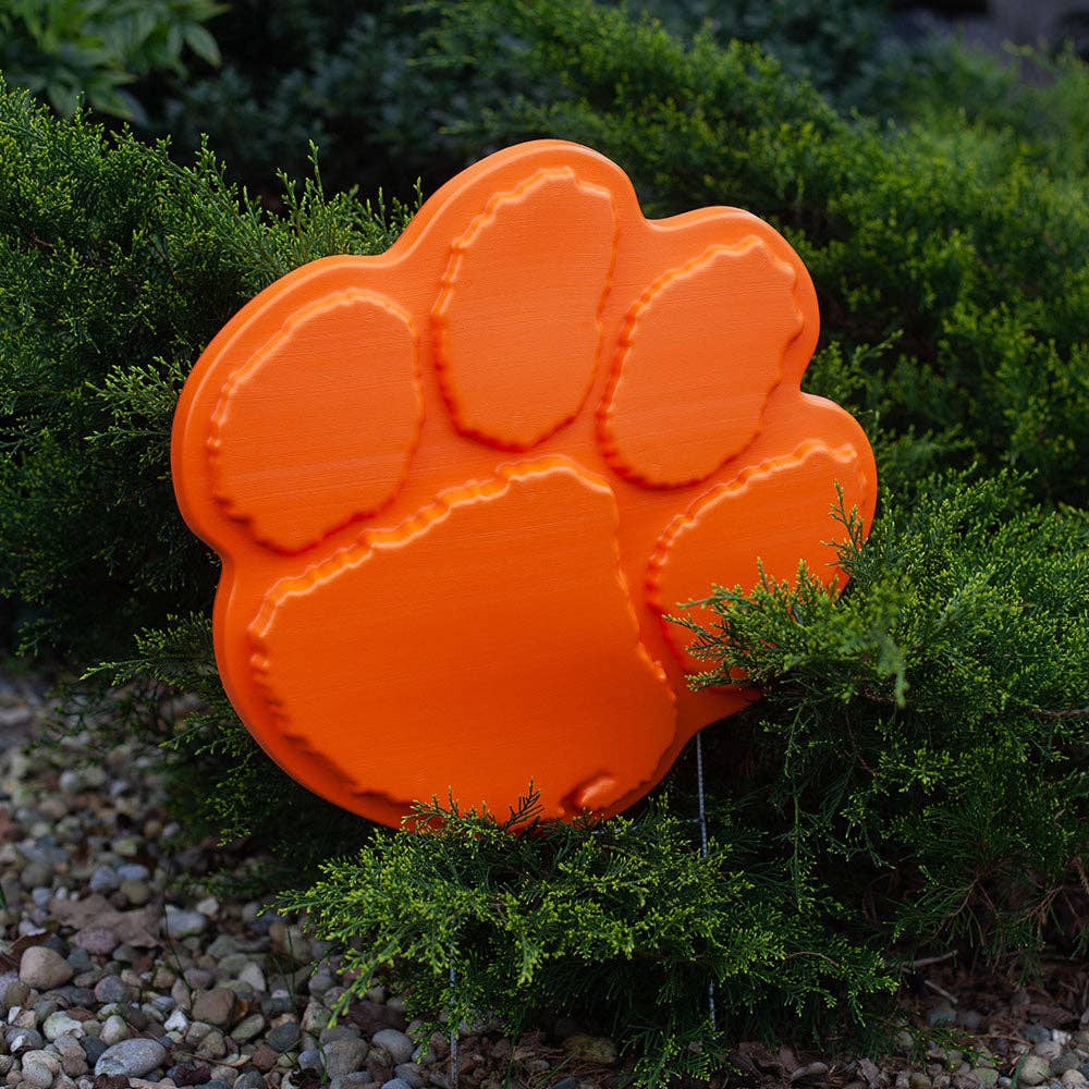 Fanlawnaments - Wholesale Outdoor Ornament/Decor - The Original Clemson Lawn Ornament - Clemson Tigers Paw9
