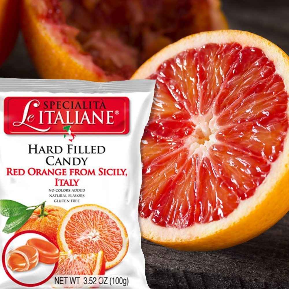 Fine Italian Food - Wholesale Hard Candy - Le Specialità Italiane Candy with Red Orange, 3.52 oz.1