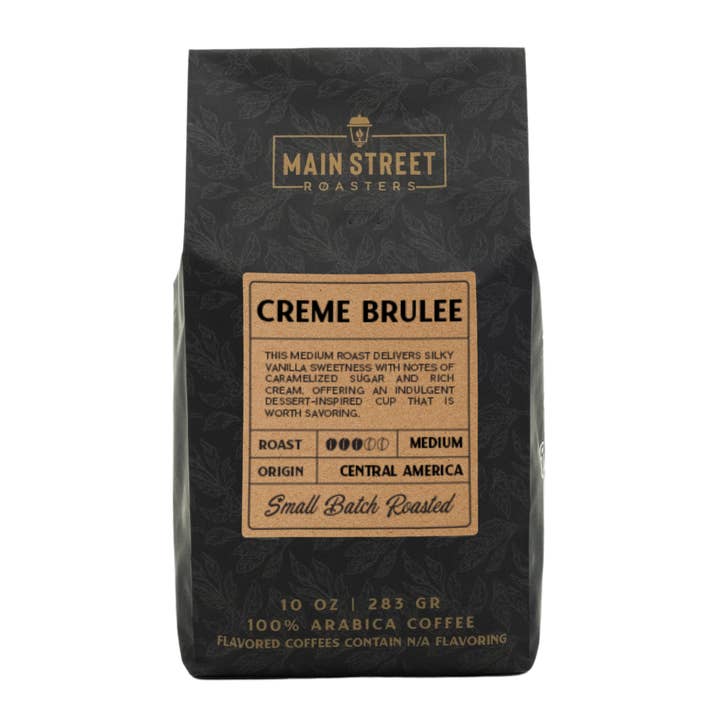 Main Street Roasters - Wholesale Coffee Beans - Creme Brulee Flavored Coffee