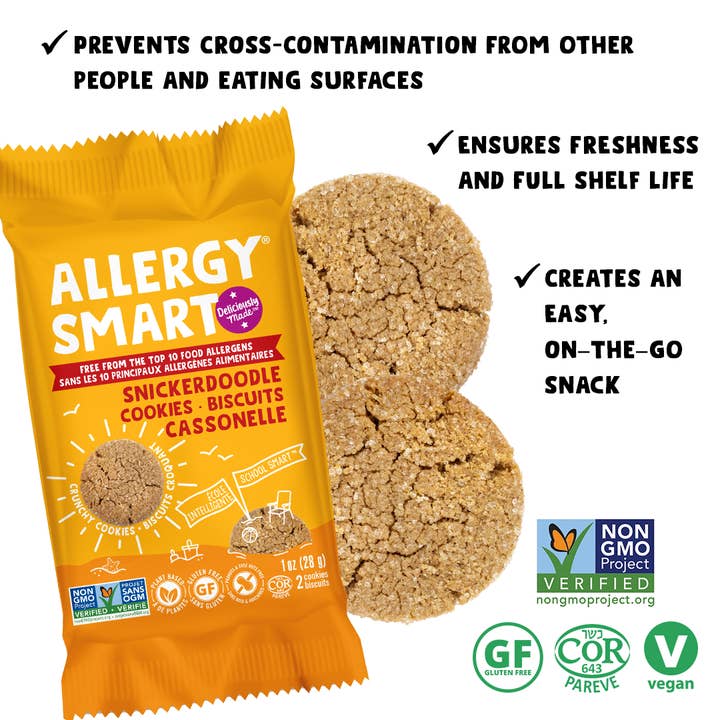 Allergy Smart - Wholesale Biscuit - Allergy Smart Snickerdoodle Cookies2