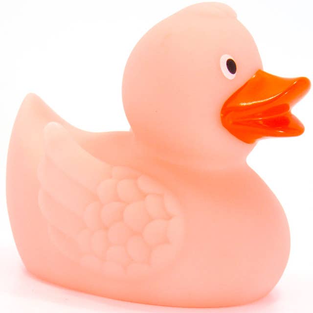 Ducks in the Window - Wholesale Bath Toy - Baby - Pink Glow In The Dark Rubber Duck