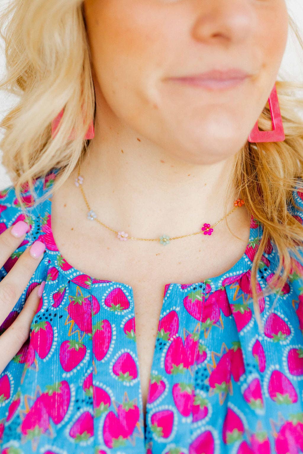 LINNY CO - Vendita all'ingrosso Collana con ciondolo/pendaglio - Collana - Gracie Fiore Multicolore6