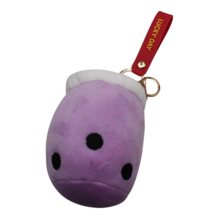 Crossroads Distributing - Wholesale Keychain - Women's - Plush Boba Keychain - Purple1