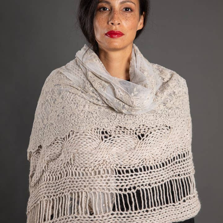 Provence Nevada Stola für den Großhandel von Chez Moi