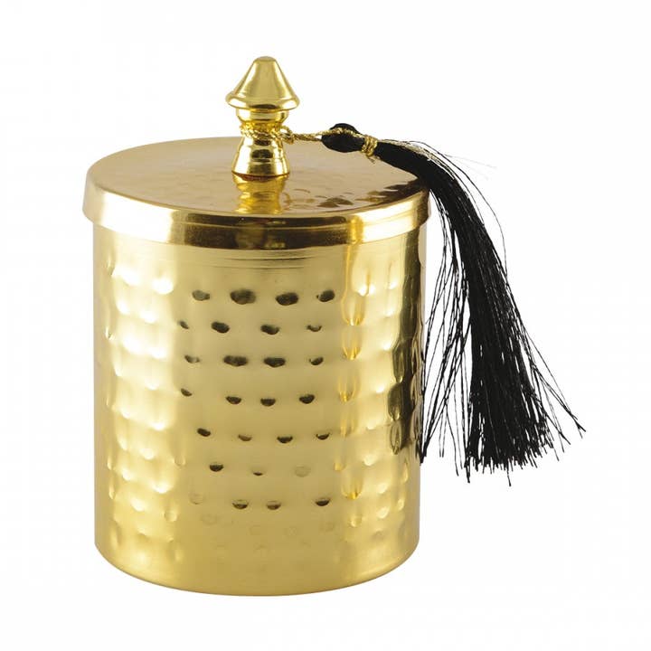 Hammered golden box 8x12cm for wholesale by AULICA