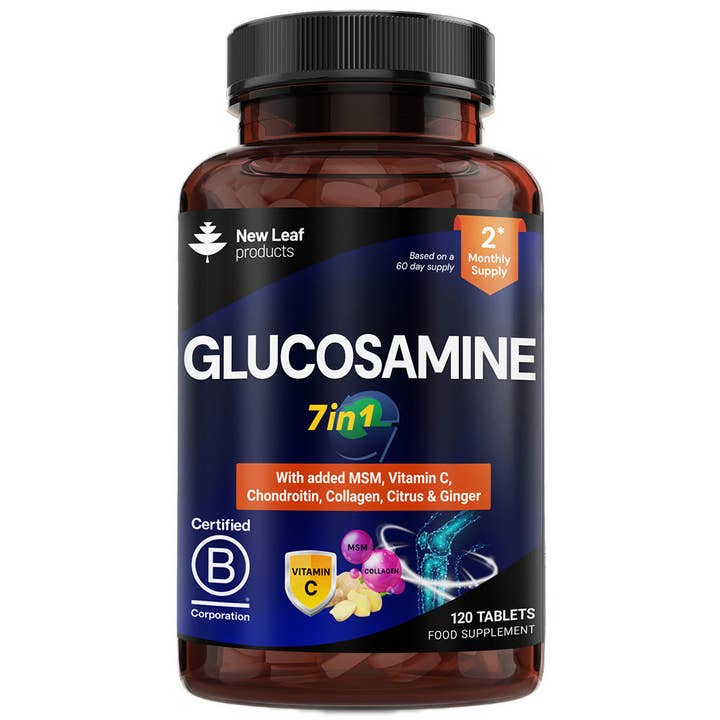 Glucosamine 7In1 Complex Tablets for wholesale by New Leaf products Ltd
