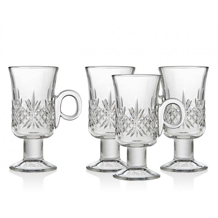 Godinger - Wholesale Coffee Mug - Set of Four Dublin 6oz Irish Coffee