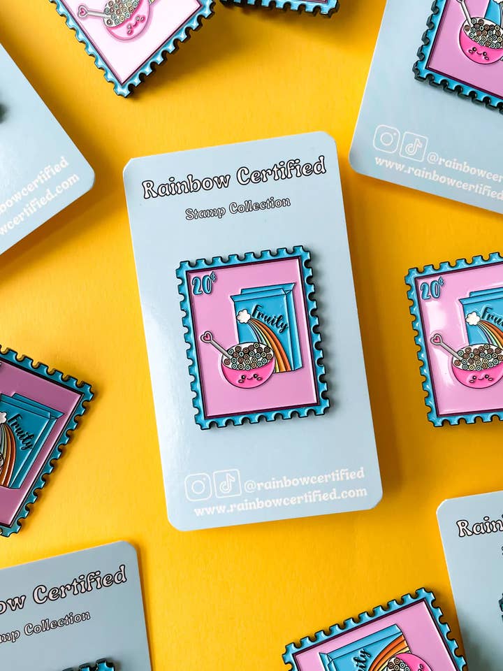 Fruktig spannmål Pin för wholesale av Rainbow Certified