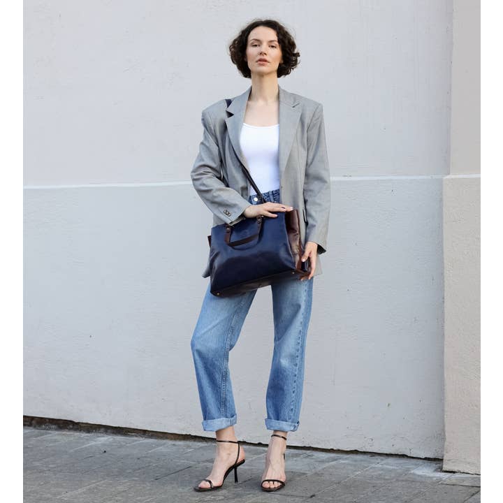 Time Resistance - Wholesale Tote Bag - Women's - Leather Tote Bag for Women – The Scarlet Letter11