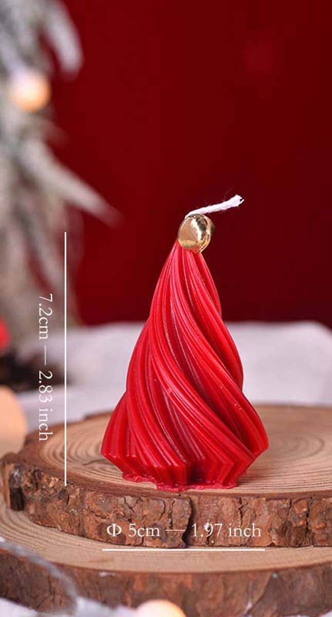 Candles Meta - Wholesale Novelty candle - Mini Rotating Christmas Tree Home Decoration Candles6