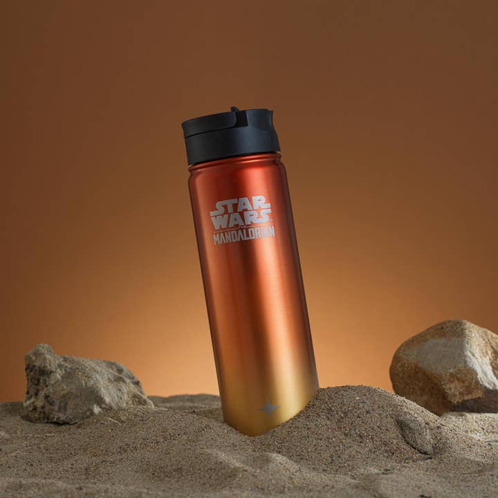 JoyJolt - Wholesale Water Bottle - Star Wars Mandalorian Tatooine Stainless Steel Water Bottle