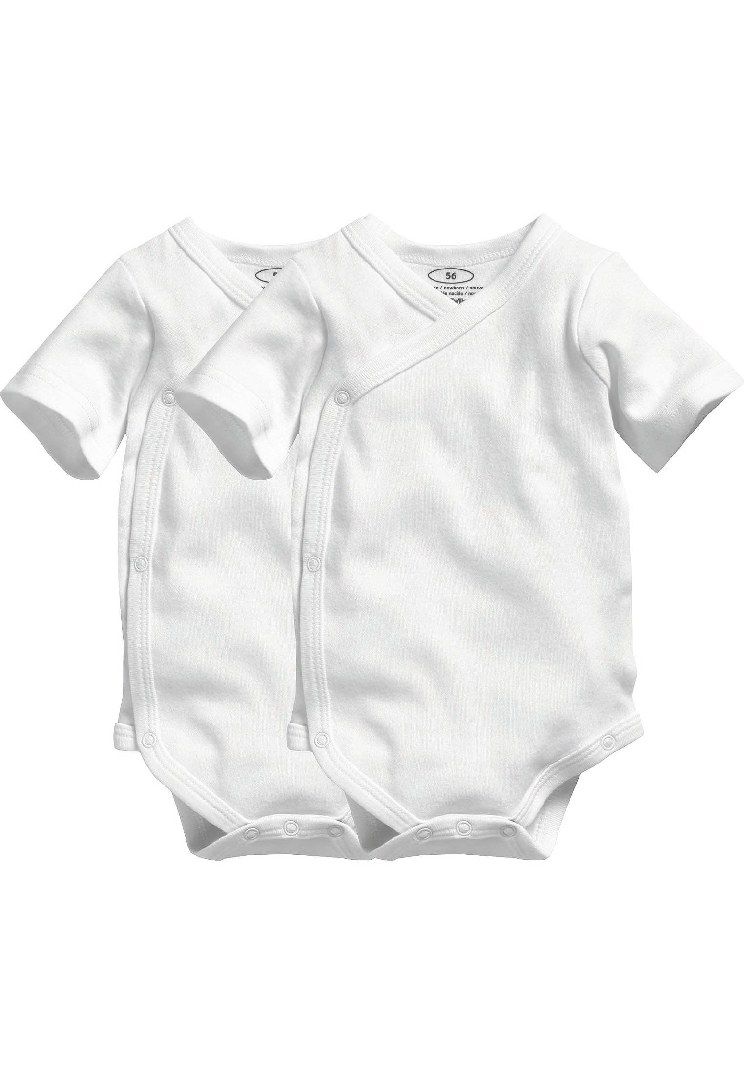 white Wrap bodysuit 1/4 arm 2 pack for wholesale on Faire1