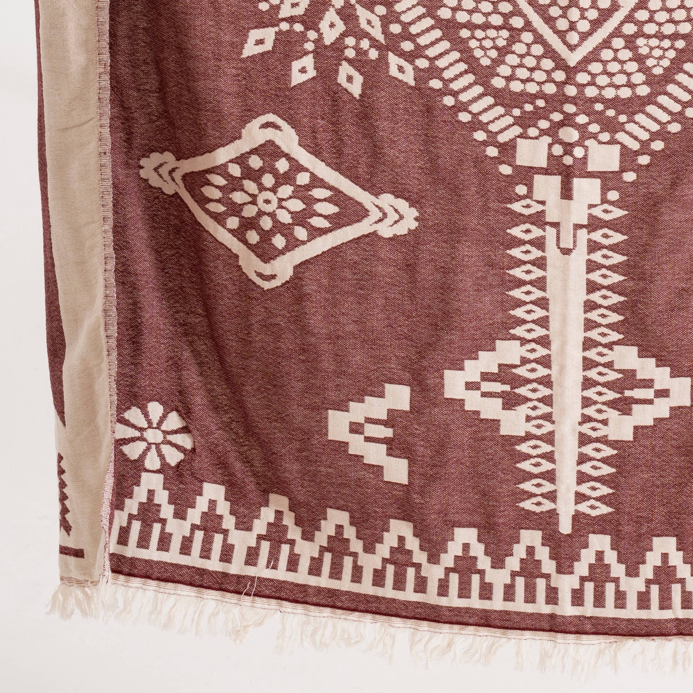 Kikoya – Großhandel Überwurfdecke – Kikoya 100 % Baumwoll-Wohndecke im Landhausstil 130 x 170 cm7