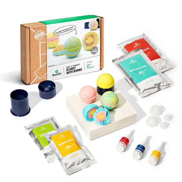 KiwiCo, Inc. - Wholesale Bath Bomb/Fizz - Planet Bath-Bombs Science Kit for Kids