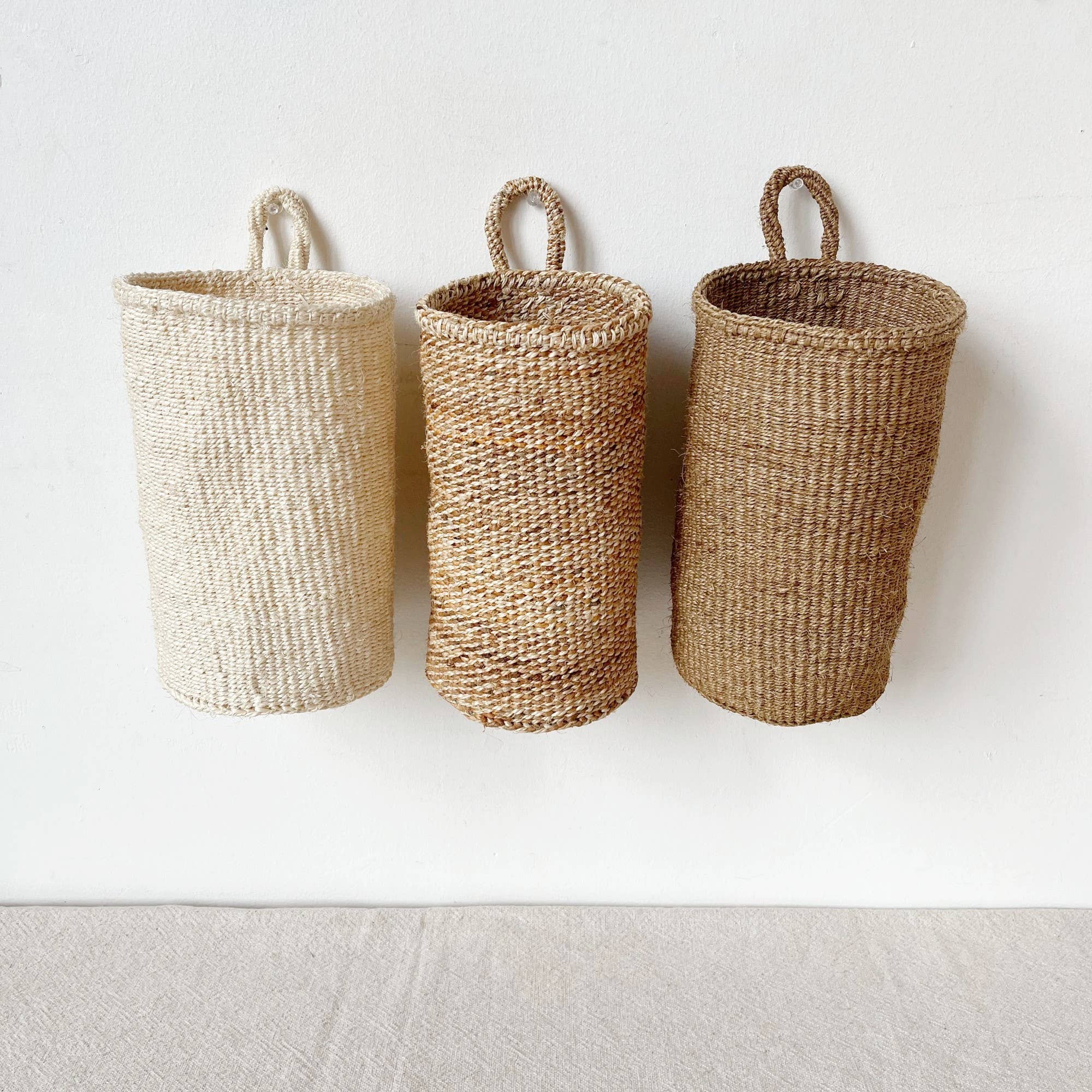 Amsha - Vendita all'ingrosso Cestini - Cesto da parete intrecciato in sisal7