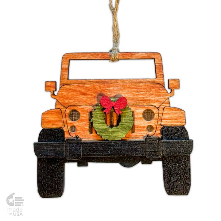 Bloom & Wander - Vente Objets de décoration - Décorations Jeep 4x4 Off Road | Fêtes et Noël personnalisables4