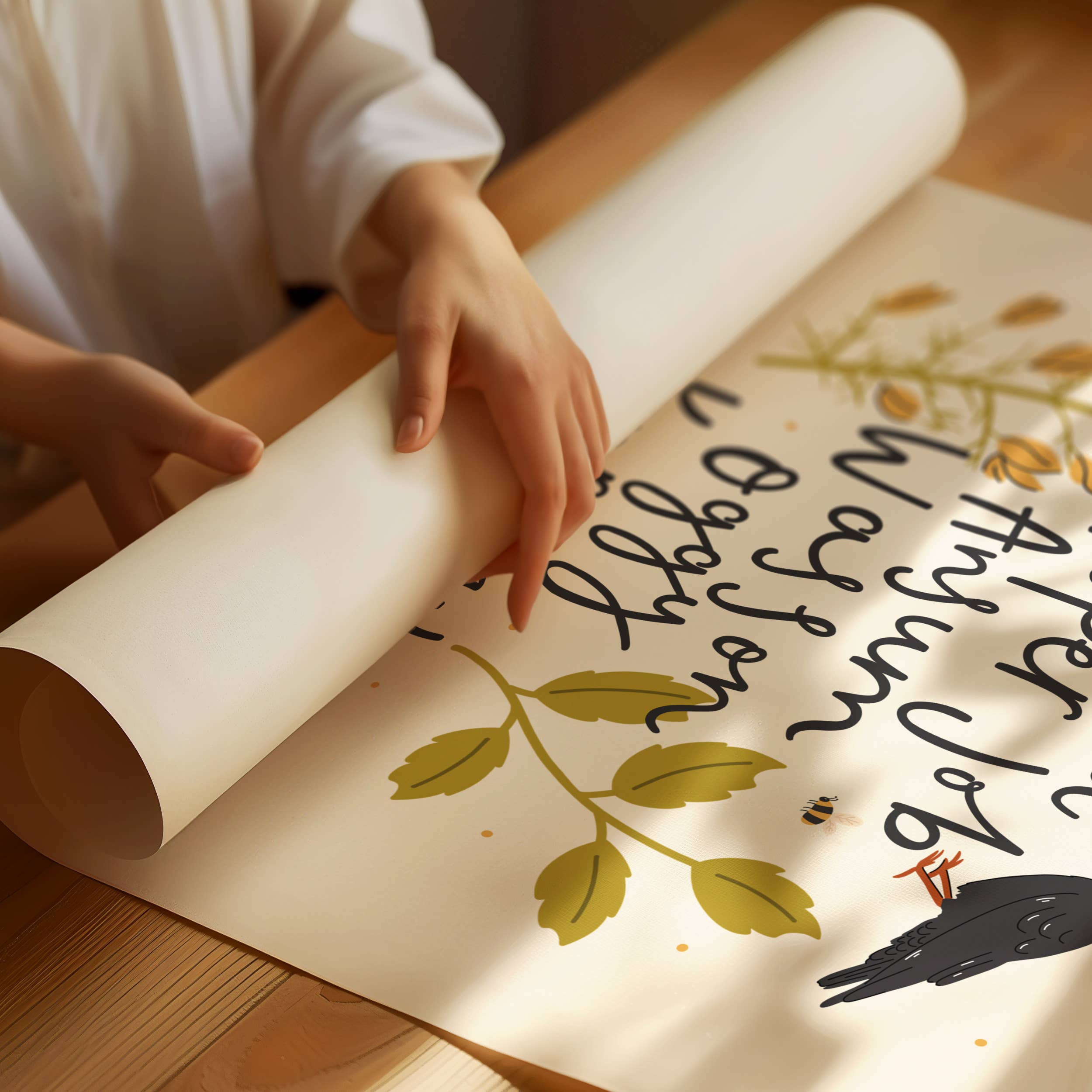 Abbie Imagine – wholesale Art print – Cornish Words Print | Illustrated Cornwall Print2