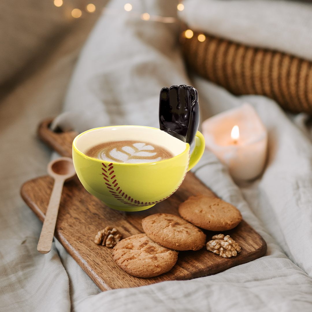 MAX'IS Creations - Wholesale Coffee Mug - The Softball Mug with a Glove - Dishwasher Safe, Ceramic1