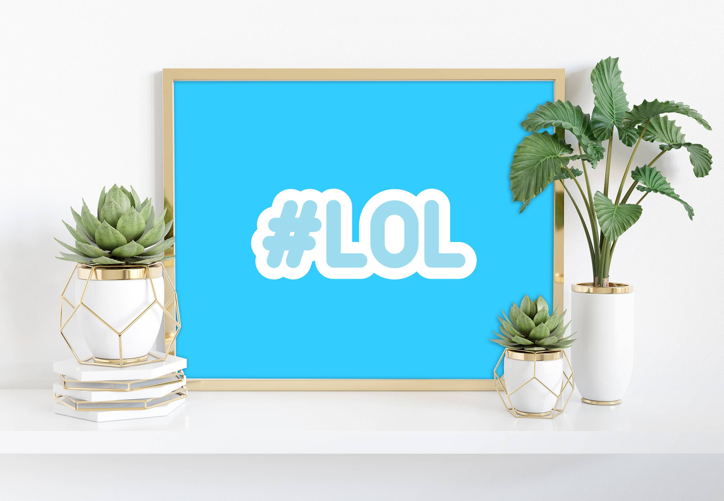 Star Editions – wholesale Art print – Hashtag Lol - 11X14” Premium Art Print0