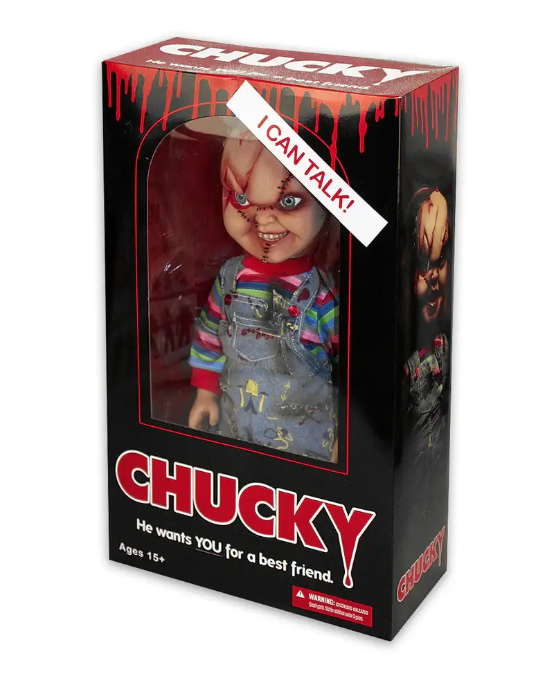 Close Up GmbH – Großhandel Puppe – Kinder – Child's Play Chucky Puppe 15" Talking Mega Scale1