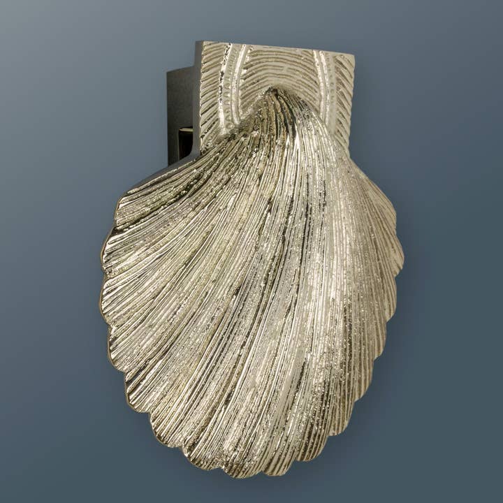 Brass bee - Venta al por mayor Pomos/tiradores - Aldaba para puerta con carcasa de latón, acabado en níquel3