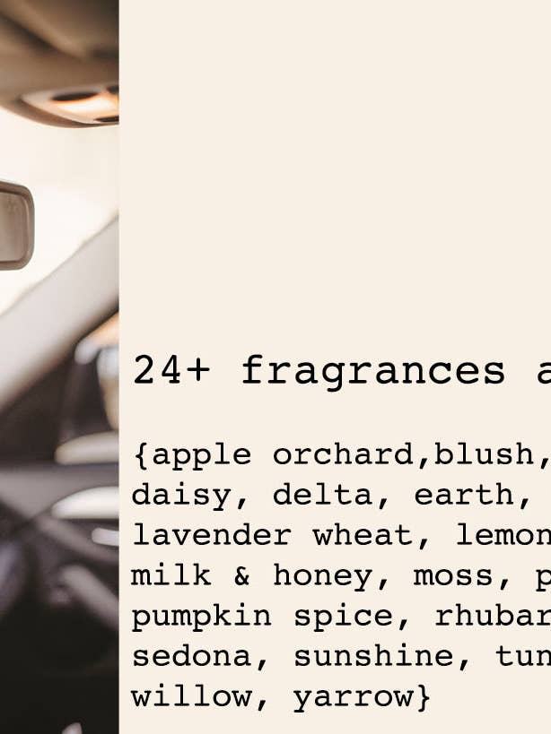 Diffusore per auto - Diffusore da appendere - grande da 8 ml, formato 25+profumi per la vendita all'ingrosso da parte di Skin Revival