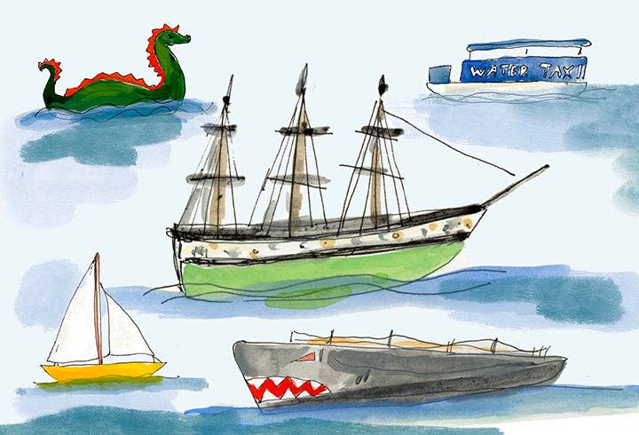 ELIZABETH GRAEBER art + illustration - Wholesale Postcard Set - Baltimore postcard pack6