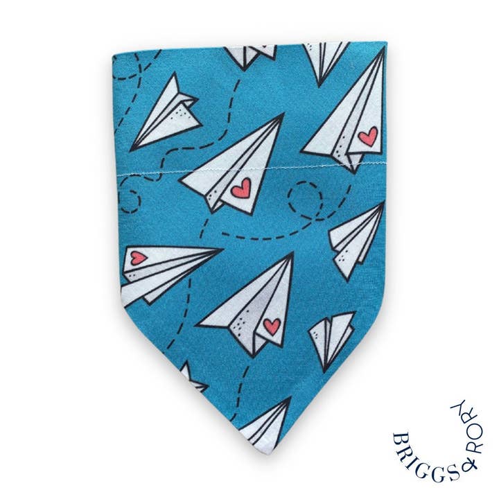 Bandana en papier pour chien Airplane pour la vente par Briggs & Rory