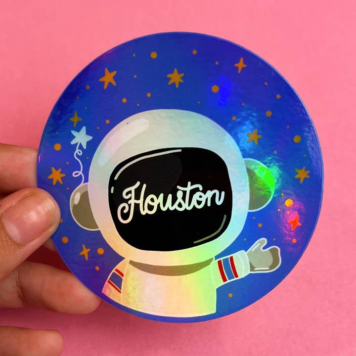 Houston Astronaut Sticker for wholesale by Als Diseno