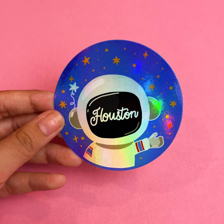Houston Astronaut Sticker for wholesale by Als Diseno