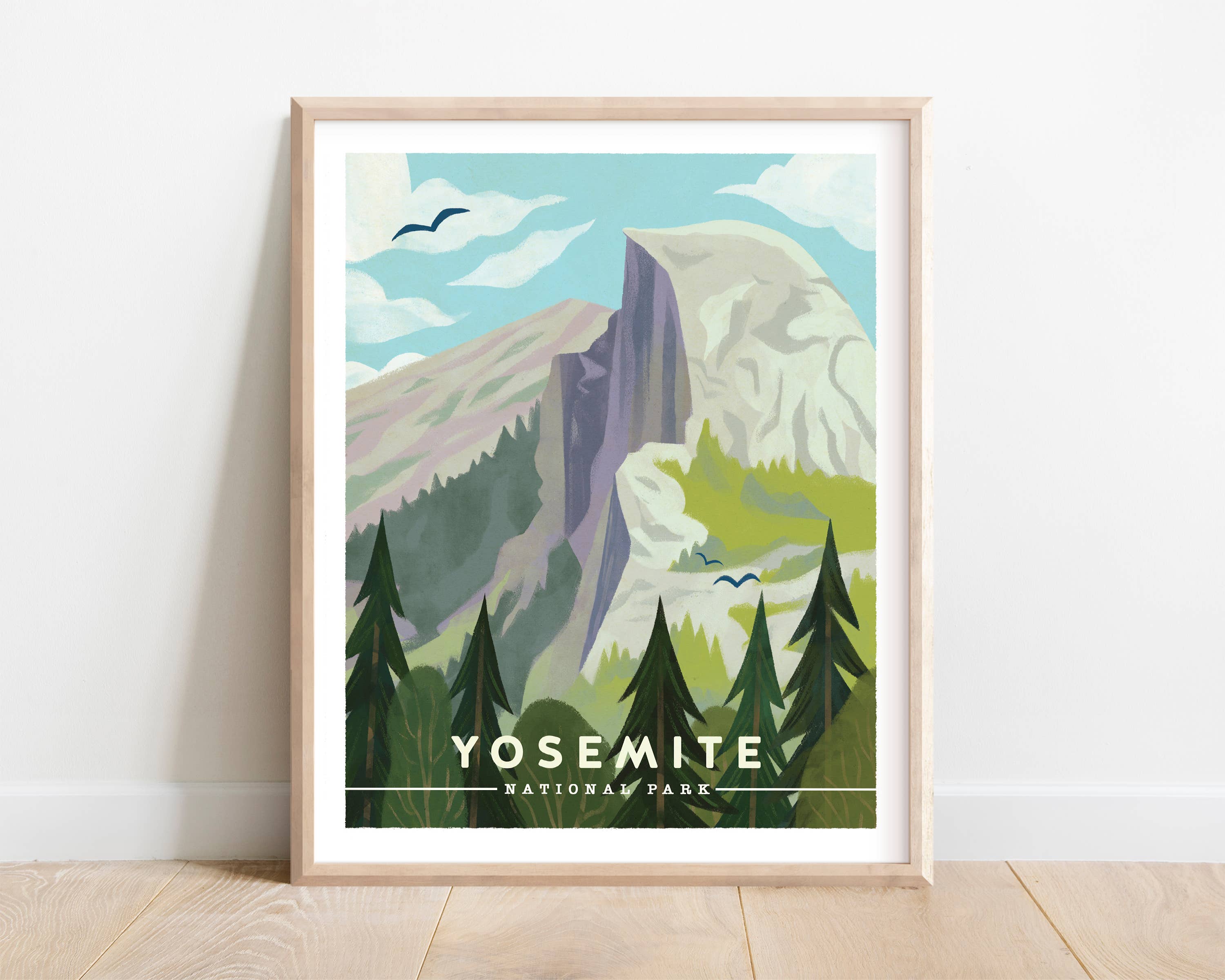 Katie Melrose Made - Wholesale Art Print - Yosemite Travel Park Print2