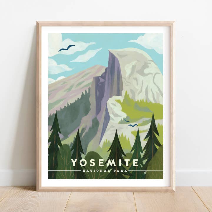 Katie Melrose Made - Wholesale Art Print - Yosemite Travel Park Print2