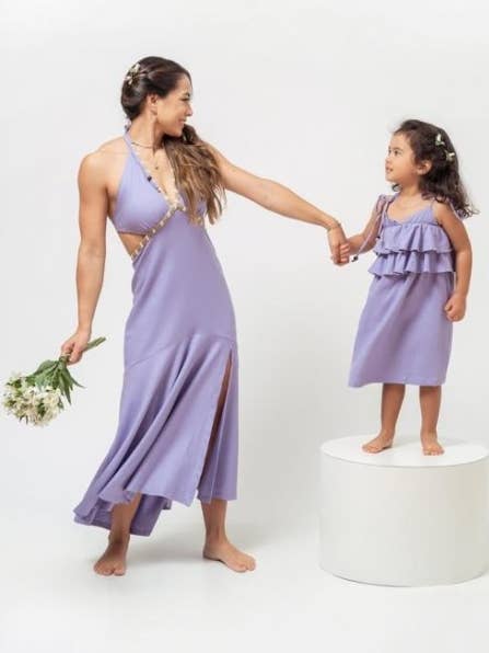 Mermaid Dress With Trim for wholesale by I Am...Just For Little