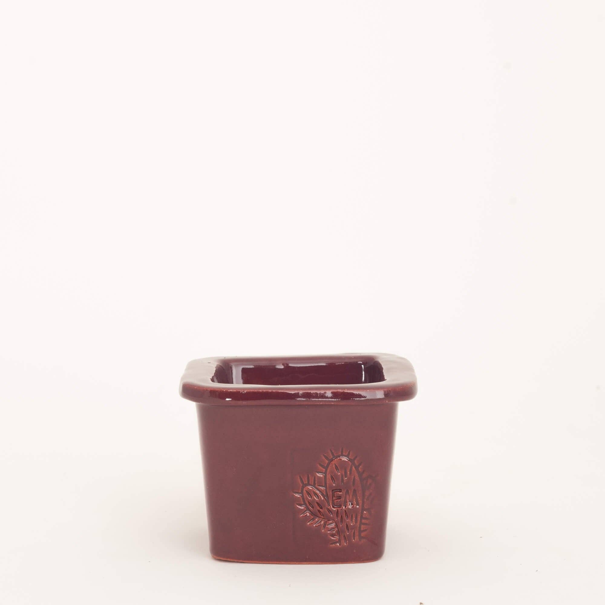 Vasos Quadrados by EM – Vaso de plantas por atacado – VASO QUADRADO MINI 6x6 - BRILHO23