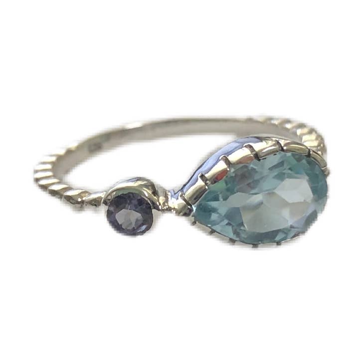 Blue Topaz Iolite Cheer Up Ring for wholesale by Esprit Creations