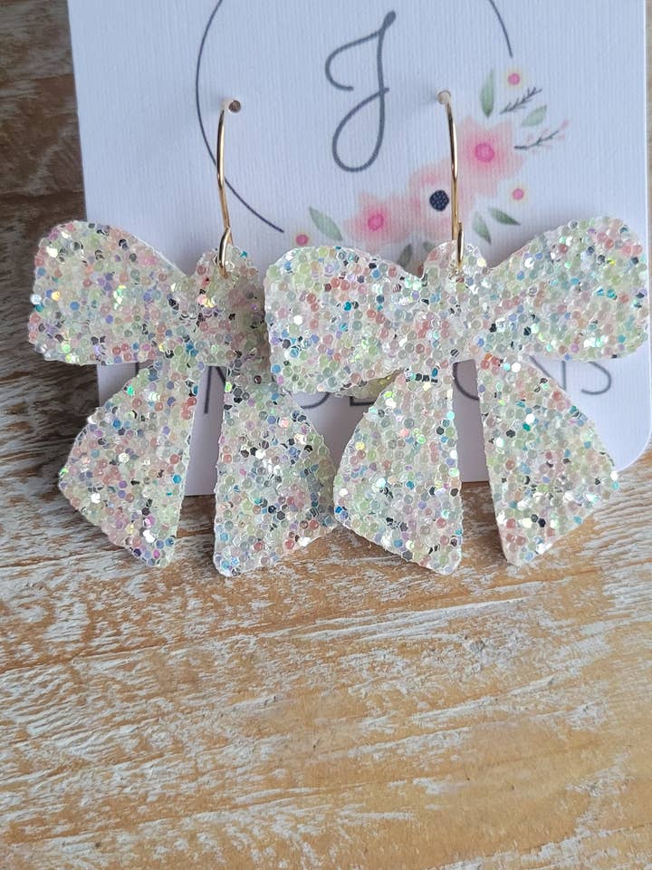 Fairy Dust Bow Earrings for wholesale by JEMdesigns