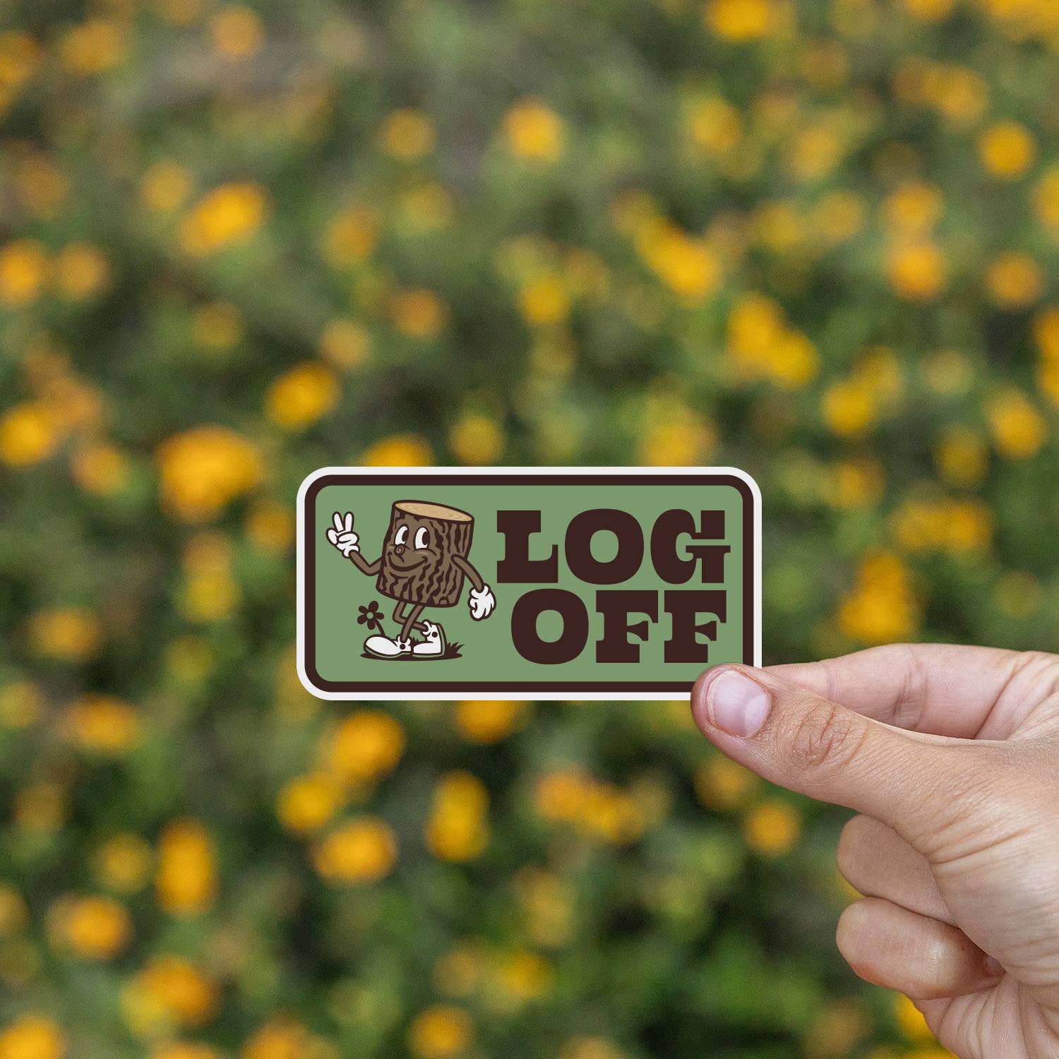 Squatchy - Wholesale Sticker - Log Off Sticker9