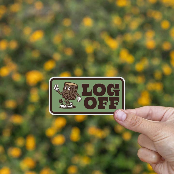 Squatchy - Wholesale Sticker - Log Off Sticker9