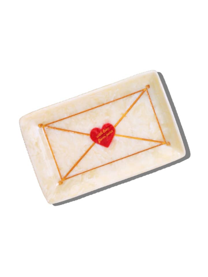 Vassoio Portagioie Dipinto a Mano con Messaggio d'Amore per la vendita all'ingrosso da parte di Solar Eclipse