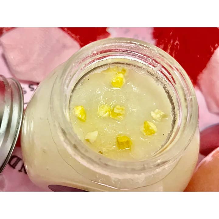 Peaches & Cream Body Scrub for wholesale by Rubbed In Diamonds