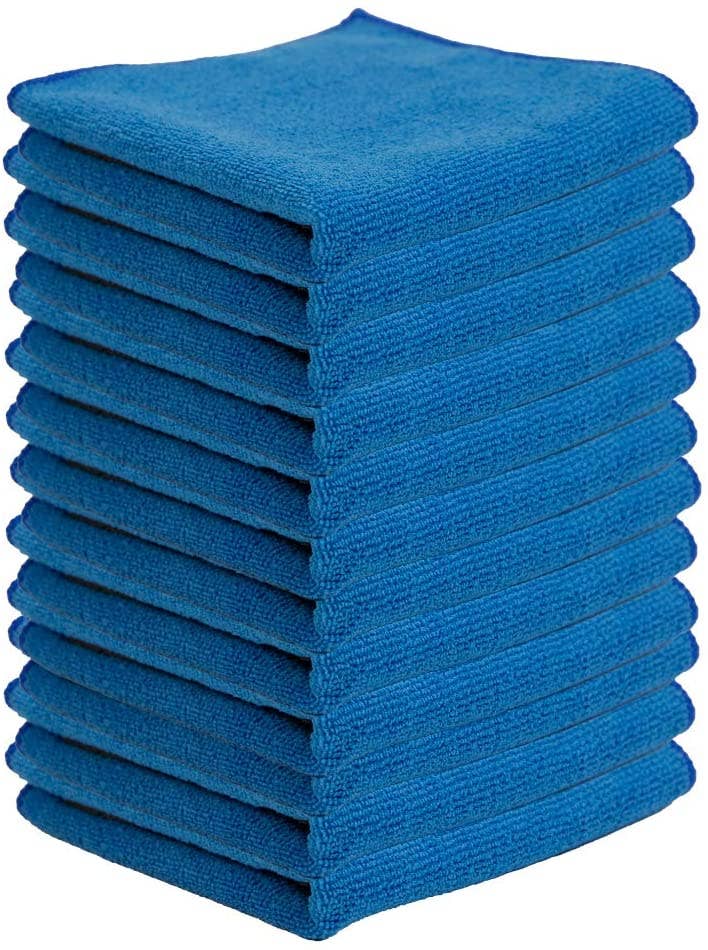 Arkwright Home - Wholesale Cleaning Cloth - Case of 240 Anti-Microbial Treated Cleaning Cloths - Colors0