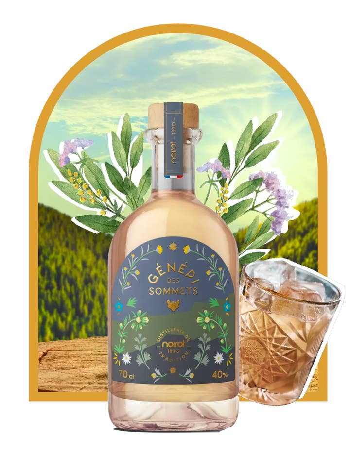 Génépi Des Sommets 70 cl 40% vol voor wholesale door Antésite - Maison Noirot