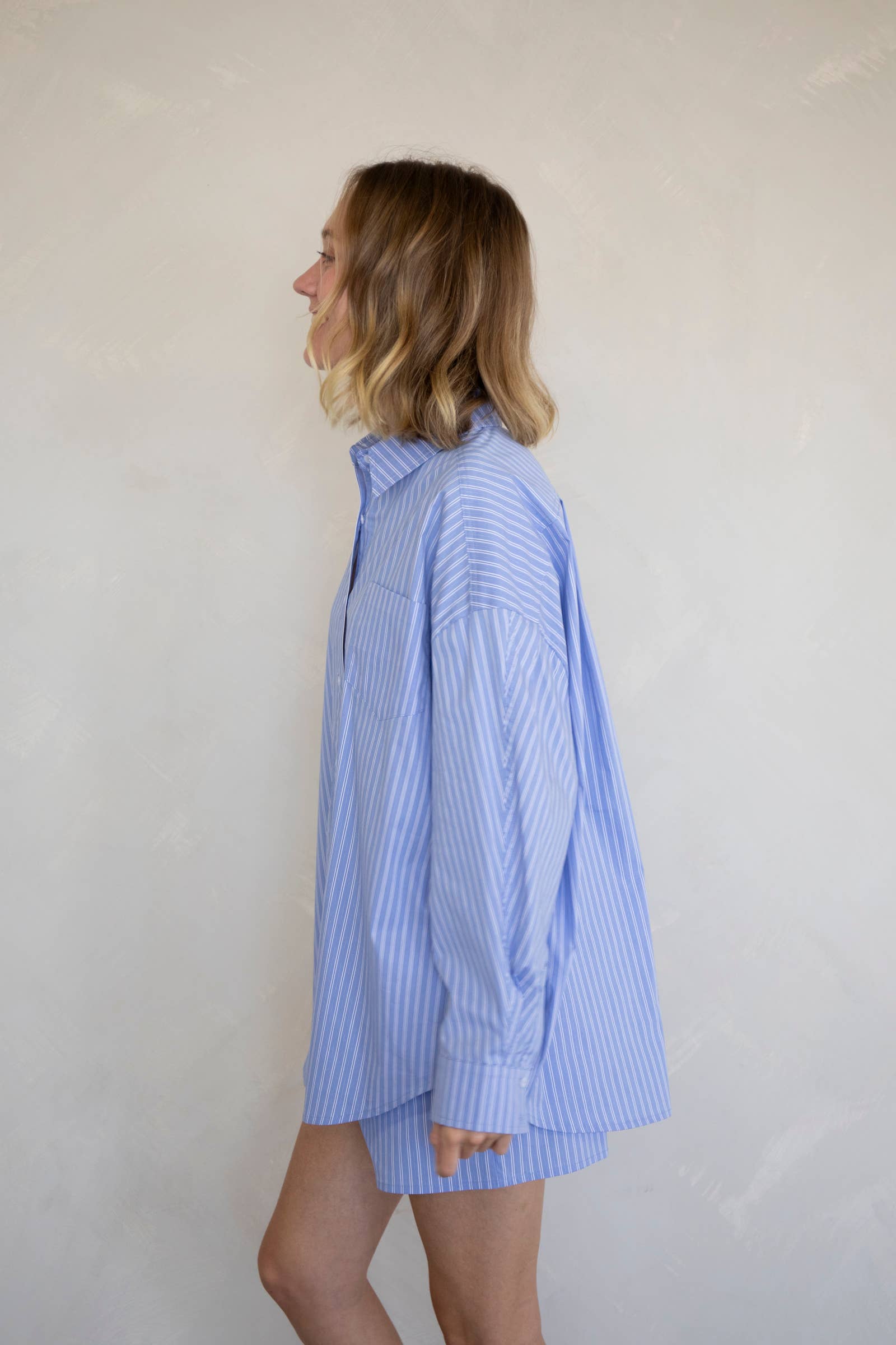 Blue Dillon Button Down for wholesale on Faire2