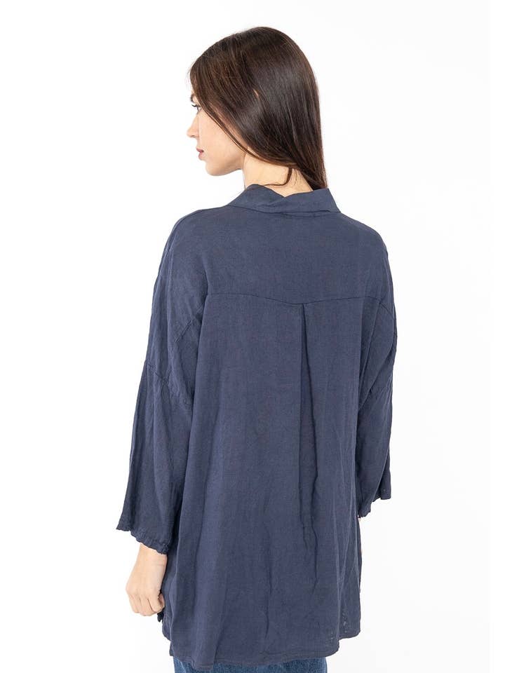 LINEN & COTTON HOUSE – wholesale Tröja med knappar – Dam – VISKOS LINNESKJORTA 45912 VÅRSOMMARKLÄDER14